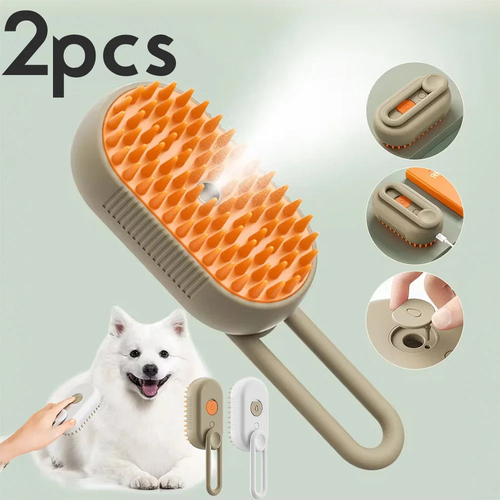Pet Wonder™ 3-in-1 Steamy Pet Brush